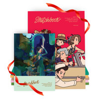 Combo 2 Sổ A4 A5 Vẽ Ký Họa Sketchbook Dạng Pad CMA Studio Giấy Italy 120gsm(Sổ A4 + Sổ A5) - (Mẫu Tùy Chọn)