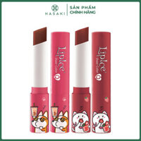 Combo 2 Son Dưỡng LipIce Hương Trà Sữa, Màu Hồng Cam Đất + Hương Trà Dâu - Màu Đỏ Cam 2.4g Hasaki Sản Phẩm Chính Hãng