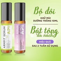 ComBo 2 Son nách API, lăn khử mùi hôi nách API, Serum khử mùi ngăn tiết mồ hôi 72h