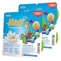 Combo 2 Sữa chua có đường Hoff  - vị nguyên bản (Lốc 4 hủ)