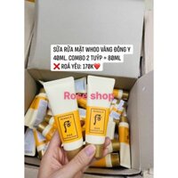 Combo 2 Sữa rửa mặt Đông Y Hoàng Cung Whoo vàng -Facial Foam Cleanser 40ml