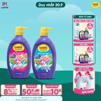 Combo 2 Sữa Tắm Gội cho bé Carrie Junior (700g/chai): 1 Hương Cherry + 1 Hương Tinh Chất Sữa