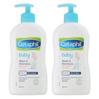 Combo 2 Sữa tắm gội trẻ em tinh chất hoa cúc Cetaphil 400ml