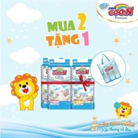 Combo 2 Tã Dán Goon premium Newborn (42 Miếng) Tặng 1 Tã Dán Goon Premium Gói Đại S36 (36Miếng)