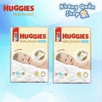 Combo 2 Tã Dán Huggies Sơ Sinh Size S54+6 Miếng (4-8kg) Chống Hăm Tã, Chống Tràn