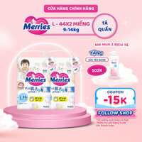 Combo 2 Tã Merries Size L Ưu đãi
