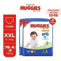 Combo 2 Tã quần Huggies Skincare Mega Jumbo XXL76