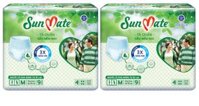 Combo 2 Tã Quần Người Lớn Sunmate Mềm Mại M9 9 Miếng