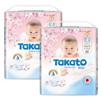 Combo 2 Tã quần Nhật Bản Takato siêu mềm mại (M, 76 miếng)