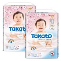 Combo 2 Tã quần Takato siêu mềm mại (XL, 62 miếng)