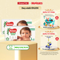 Combo 2 Tã/Bỉm dán Huggies Platinum NatureMade M64/L54/XXL44