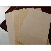 Combo 2 tấm gỗ ép plywood nhập khẩu chuyên làm mô hình mịn đẹp 46x92cm dày 1.5mm