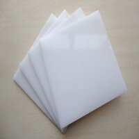 Combo 2 tấm nhựa mica Đài Loan màu trắng sữa cao cấp dày 2mm  và 2 tấm dày 3mm (dài 30cm x rộng 20cm)