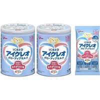 [COMBO 2 TẶNG 5 GÓI] Sữa Bột Glico Icreo Grow-Up Cho Bé 1-3 Tuổi (2x820g/Lon)