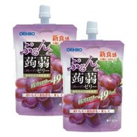 Combo 2 Thạch Orihiro vị nho tím dạng túi đứng 130g