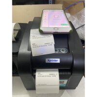 Combo 2 thiết bị bán hàng cho shop: Máy in tem mã vạch, Máy in bill K80 Xprinter cắt tự động In Từ Máy Tính Điện Thoaị