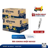 Combo 2 Thùng Bia Corona Extra 4,5%