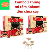 combo 2 Thùng mì tôm Kokomi 65g tôm chua cay