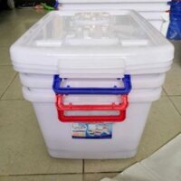 Combo 2 thùng nhựa duy tân 55l có bánh xe