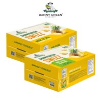 [Combo 2 Thùng] Nước Ép Dứa & Nước Ép Dứa Có Thịt Dứa DannyGreen