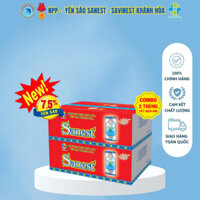 [Combo 2 Thùng] Nước Yến Sào Khánh Hòa Sanest (7,5%)Thùng 30 Lon 190ml - Chính Hãng