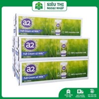 Combo 2 thùng Sữa A2 nước - Sữa A2 nguyên kem dạng nước hộp 200ml của Úc