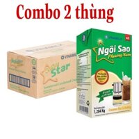 Combo 2 thùng sữa đặc Ngôi sao phương nam xanh lá 1284g (2 thùng 24 hộp)