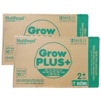 Combo 2 thùng Sữa Nuti Grow Plus Trắng 180ml cho trẻ béo phì