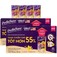 Combo 2 thùng sữa pediasure hộp 110ml cho trẻ 1-10 tuổi
