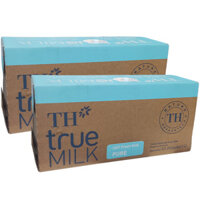 Combo 2 thùng sữa Tươi TH True Milk Nguyên Chất hộp 1 Lít