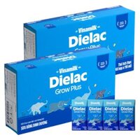Combo 2 Thùng Sữa uống dinh dưỡng Dielac Grow Plus 110ml (Sữa Non) - Lốc 4 hộp