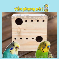 Combo 2 tổ đẻ Chim Yến Phụng [mẫu cơ bản] chất liệu gỗ thông Mỹ