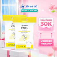 Combo 2 túi Bông tẩy trang làm sạch da Bông Bạch Tuyết Calla Mềm Mịn (250gr/túi)