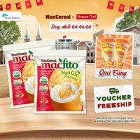 Combo 2 Túi Bột Ngũ Cốc Dinh Dưỡng Canxi MacFito MacCereal (túi 20 gói x 28g)