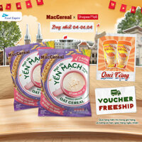 Combo 2 túi Bột Ngũ Cốc Dinh Dưỡng Ít Đường - MacCereal (túi 20 gói x 28g)