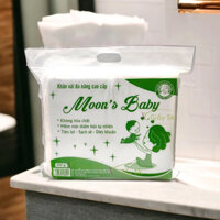 combo 2 túi  Khăn vải khô đa năng cao cấp - 600gr Moon Baby