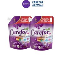 Combo 2 Túi Nước giặt Carefor Hương hoa lan Chính hãng 2 lít //