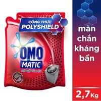 Combo 2 túi  Nước giặt OMO Matic cho máy giặt cửa trên/cửa trước túi 2,7kg