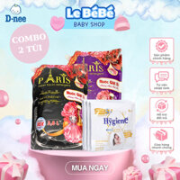 [COMBO 2 Túi] Nước Giặt_Paris Chính Hãng 3.8L - Mềm Vải, Lưu hương lâu, Hương nước hoa Pháp (TẶNG 5 GÓI XẢ VẢI)