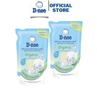 ComBo 2 Túi Nước rửa/xúc bình sữa Dnee Organic Túi 500ml .