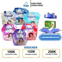 ComBo 2 Túi Nước Xả Mềm Vải Đậm Đặc Lưu Hương HYGIENE Nhập Khẩu Thái Lan Dạng Túi 1800ml