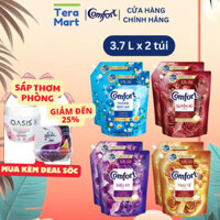 Combo 2 Túi Nước Xả Vải COMFORT túi 3.7L / Nước Xả Comfort 3.7L Hương Serum Nước Hoa  Đậm Đặc