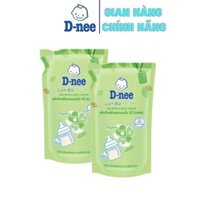 Combo 2 Túi Nước xúc bình sữa Dnee, rửa bình sữa Dnee dạng túi  550ml hàng thái @@