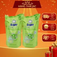 Combo 2 Túi Nước xúc bình sữa Dnee, rửa bình sữa Dnee dạng túi  550ml hàng thái . .,