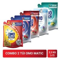 Combo 2 túi omo matic 2,3kg