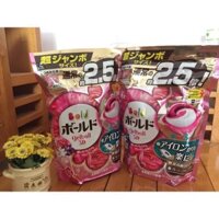 Combo 2 túi Viên giặt túi 44 viên gelball Nhật Bản mẫu mới 3D màu hồng