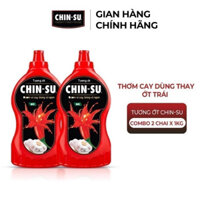 Combo 2 Tương Ớt CHIN-SU 1KG (Bao bì có thể thay đổi theo đợt nhập hàng GM