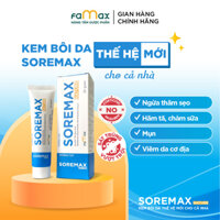 Combo 2 tuýp kem bôi Soremax Nature kháng khuẩn, lành vết thương, tránh thâm sẹo 20g
