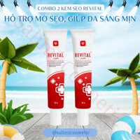 COMBO 2 Tuýp Kem Mờ Sẹo REVITAL 30g - Mờ Sẹo, Thâm, Nám, Giúp Dịu Da Cho Làn Da Sáng Mịn, Hồng Hào