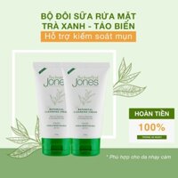 Combo 2 tuýp Sữa rửa mặt Trà Xanh - Tảo Biển The Beauty of Jones